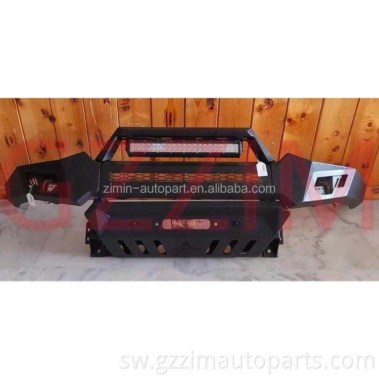 Vifaa vya Gari Auto Accessories LED Sehemu za chuma cha pua mbele na bumper ya nyuma kwa Tacoma 2005 - 2015 2016 - 2022